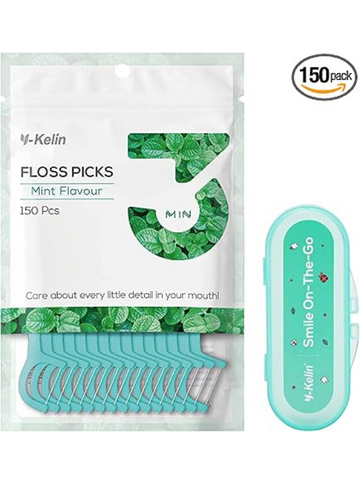 Y-Kelin Mint Flavored Floss Stick