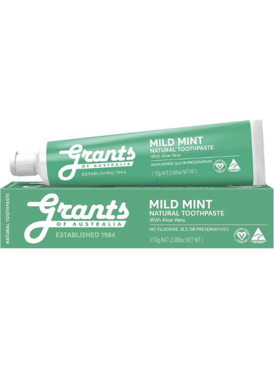 Mild Mint Grants Natural Toothpaste