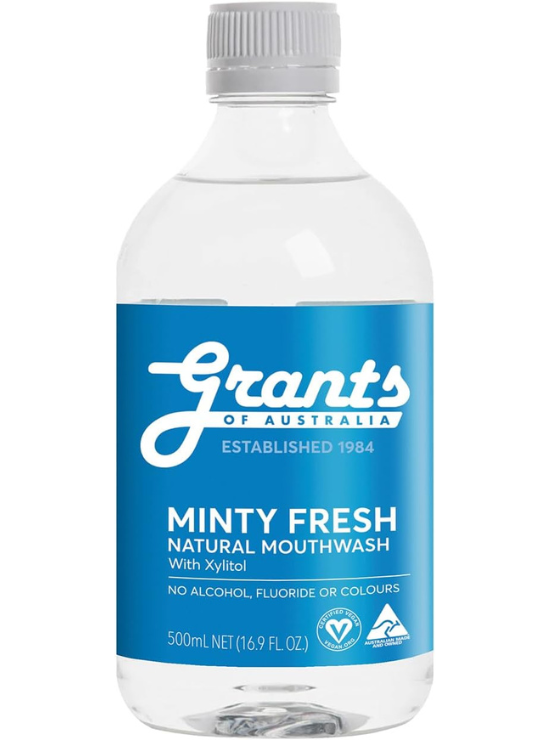 Xylitol Grants of Australia Minty Fresh Mouthwash